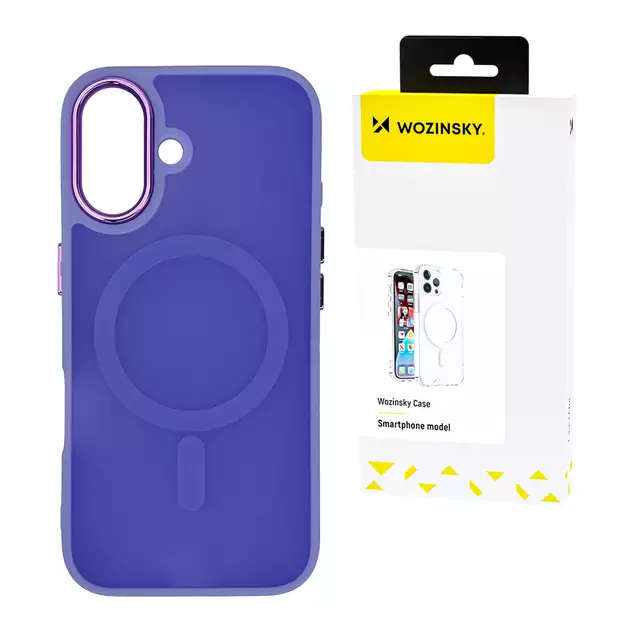 Wozinsky Fashion Case with MagSafe for Samsung Galaxy S24 FE - Purple