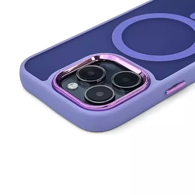 Wozinsky Fashion Case with MagSafe for Samsung Galaxy S24 FE - Purple 3