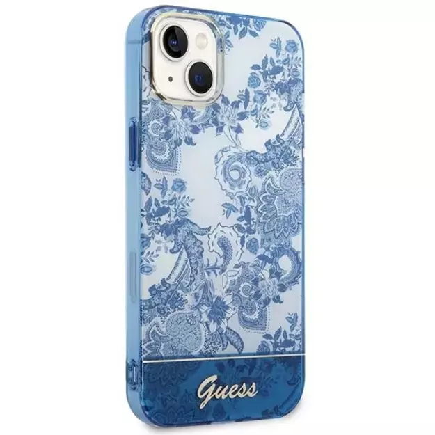 Guess GUHCP14MHGPLHB iPhone 14 Plus 6.7&quot  blue/blue hardcase Porcelain Collection 10