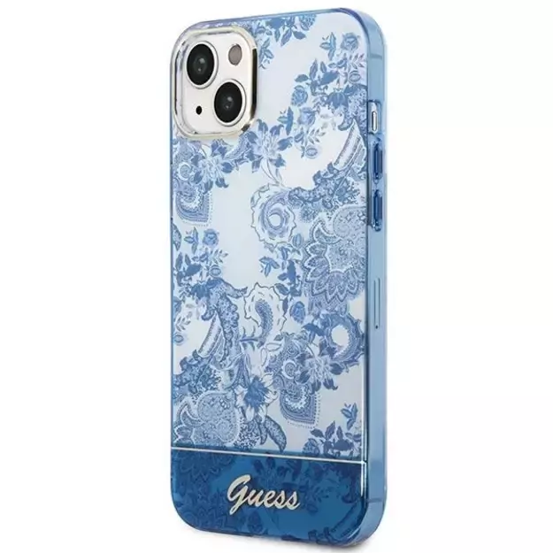 Guess GUHCP14MHGPLHB iPhone 14 Plus 6.7&quot  blue/blue hardcase Porcelain Collection 8