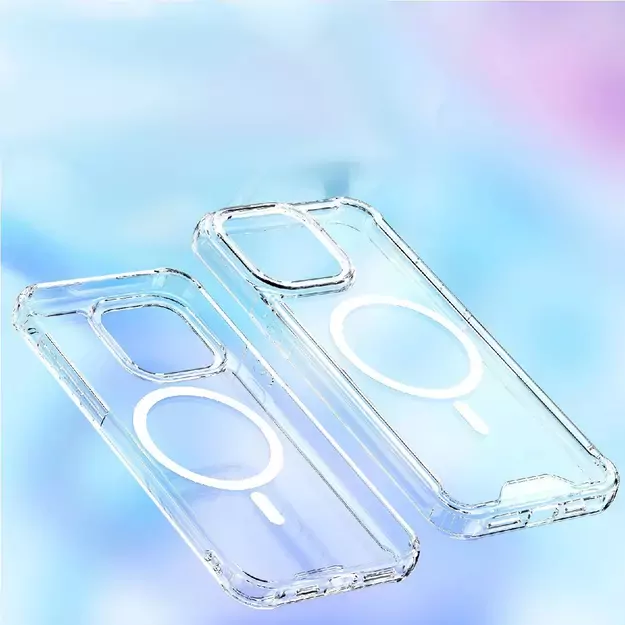Wozinsky Clear Corner Case MagSafe for Samsung Galaxy S24 FE - Clear 2