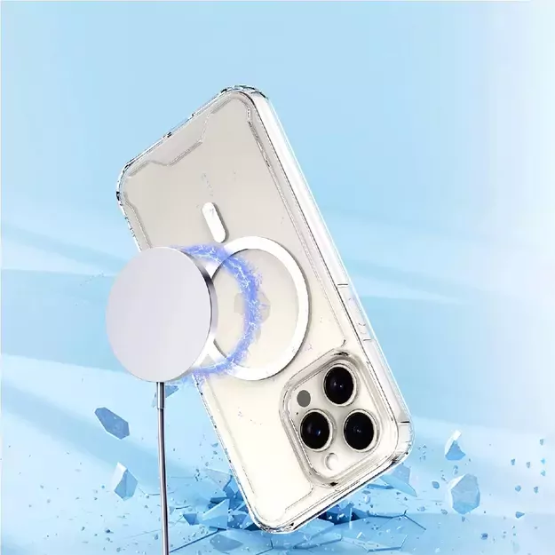 Wozinsky Clear Corner Case MagSafe for Samsung Galaxy S24 FE - Clear 5