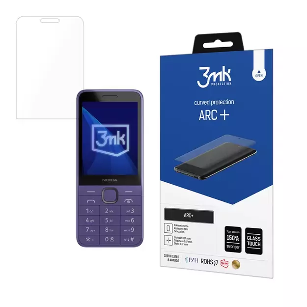 Protective film 3mk ARC+ for Nokia 235 4G / 215 4G