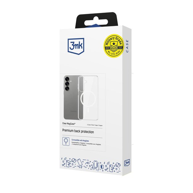 3mk Clear MagCase for Samsung Galaxy S25+ - transparent 10