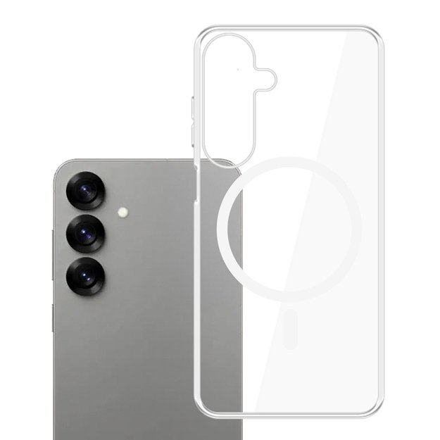 3mk Clear MagCase for Samsung Galaxy S25+ - transparent 8