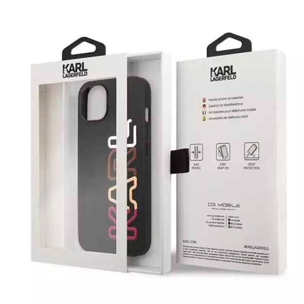 Karl Lagerfeld KLHCP13MPCOBK iPhone 13 6,1  czarny/black hardcase Multipink Brand 7