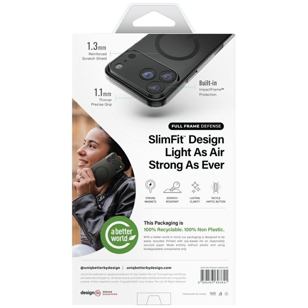 Uniq Airsuit Magclick Charging Case for iPhone 17 Pro - Transparent 6