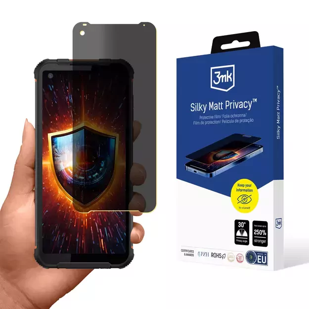 Privacy Protective Film Matte 3mk Silky Matt Privacy on Kruger&amp Matz Drive 10