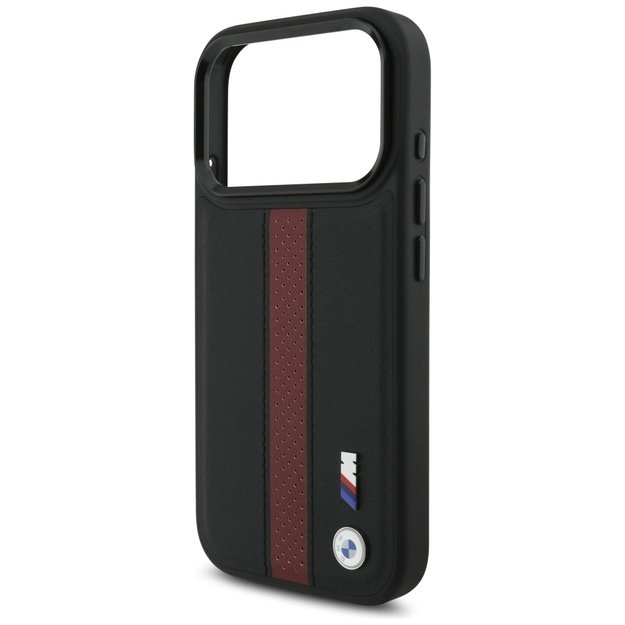 BMW M Perforated Stripe Logo MagSafe Case for iPhone 17 Pro - Red 5
