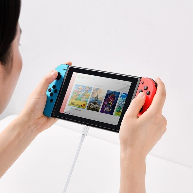 Baseus CATYS-C02 USB-C - USB-C PD QC FCP cable 100W 5A 2m - white 10