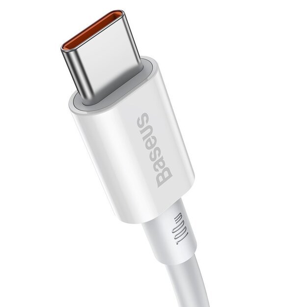 Baseus CATYS-C02 USB-C - USB-C PD QC FCP cable 100W 5A 2m - white 1