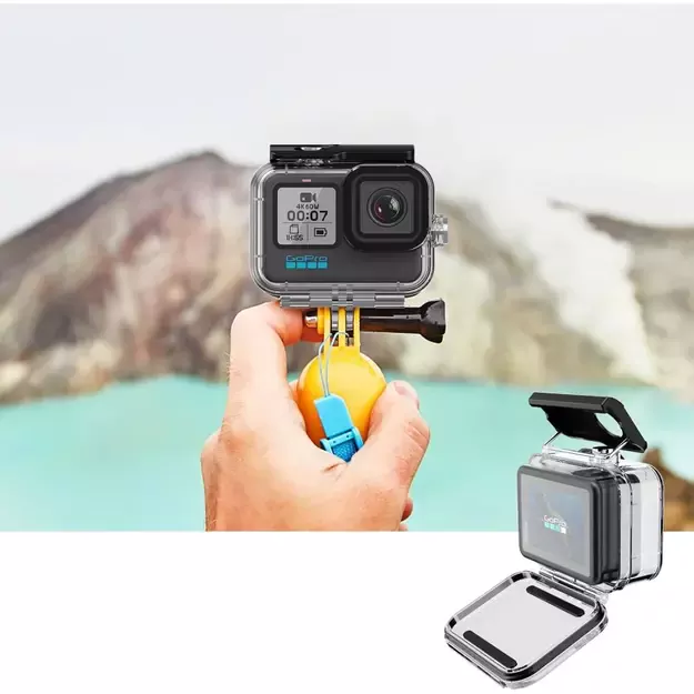 Tech-Protect GA200 Waterproof Case for GoPro Hero 9 / 10 / 11 / 12 - Transparent 9