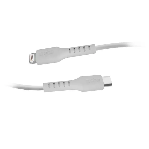 SBS TECABLELIGTC1W USB-C - Lightning Cable MFi Certified, 1m - White 10