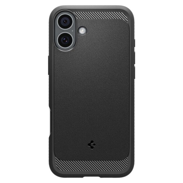 Spigen Rugged Armor MagSafe case for iPhone 16 - black 1