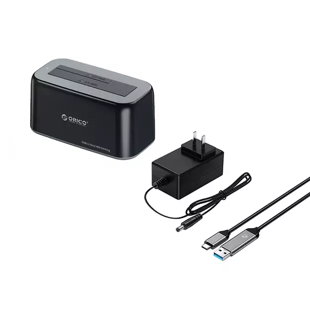 Orico 6819C3 Docking Station for 2.5&quot /3.5&quot  SATA HDD/SSD - Black 1