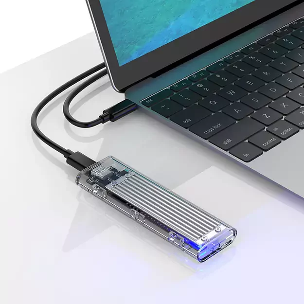 Orico TCM2-C3 M.2 NVME to USB-C 10Gb/s Disk Drive - Gray 2