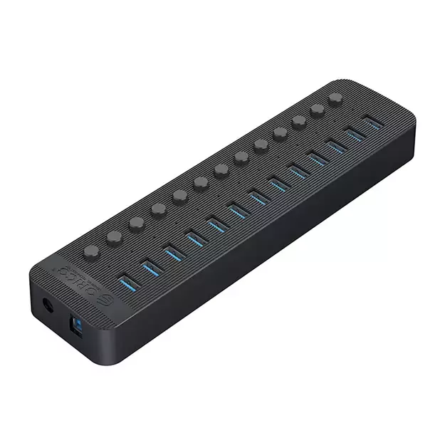 Orico CT2U3-13AB 13x USB-A 3.0 Hub with Switches - Black 8