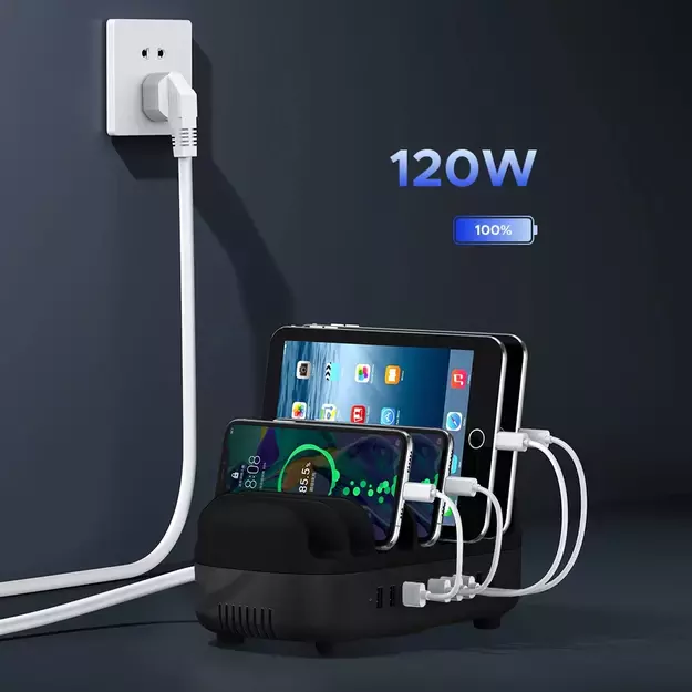 Orico DUK-10P-V1 Smart Charging Station 10 x USB-A - Black 4