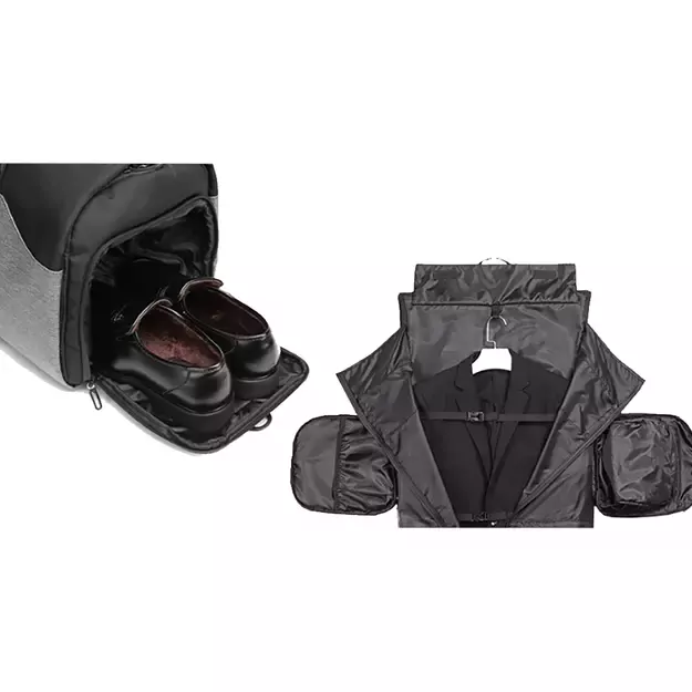 Wozinsky Premium Suit Travel Bag with Wet Pocket (45L) - Black 5
