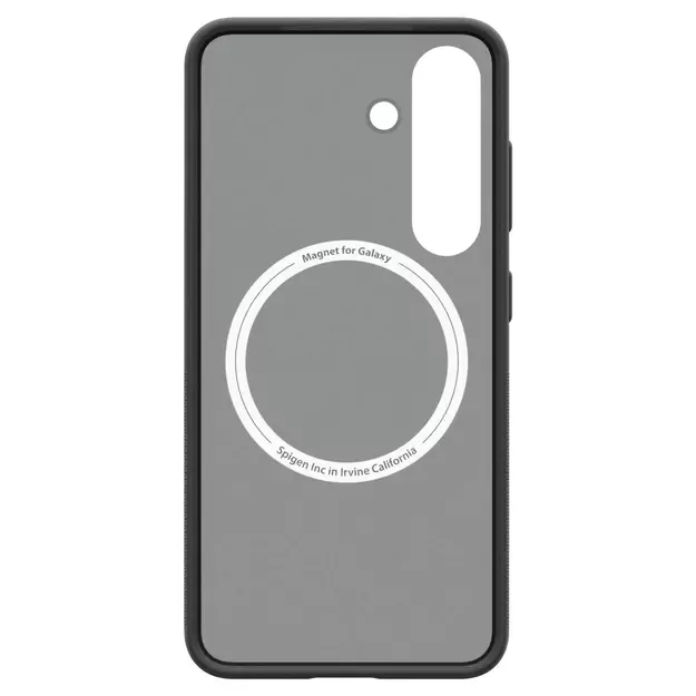 Spigen Capella GP-FPS931PGBJW Silicone Case with MagFit Magnetic Ring for Samsung Galaxy S25 - Black 3