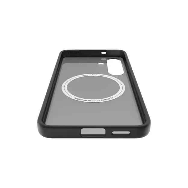 Spigen Capella GP-FPS931PGBJW Silicone Case with MagFit Magnetic Ring for Samsung Galaxy S25 - Black 5