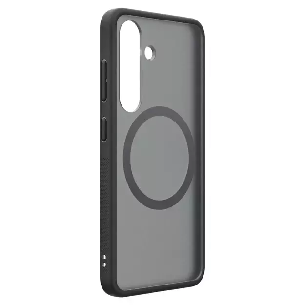 Spigen Capella GP-FPS931PGBJW Silicone Case with MagFit Magnetic Ring for Samsung Galaxy S25 - Black 4