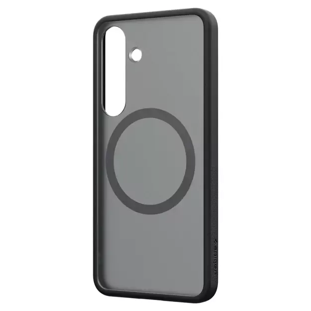 Spigen Capella GP-FPS931PGBJW Silicone Case with MagFit Magnetic Ring for Samsung Galaxy S25 - Black 2