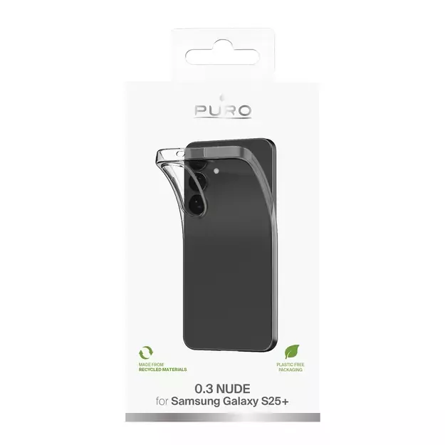 Silicone Case Puro 03 Nude for Samsung Galaxy S25+ - Transparent 4