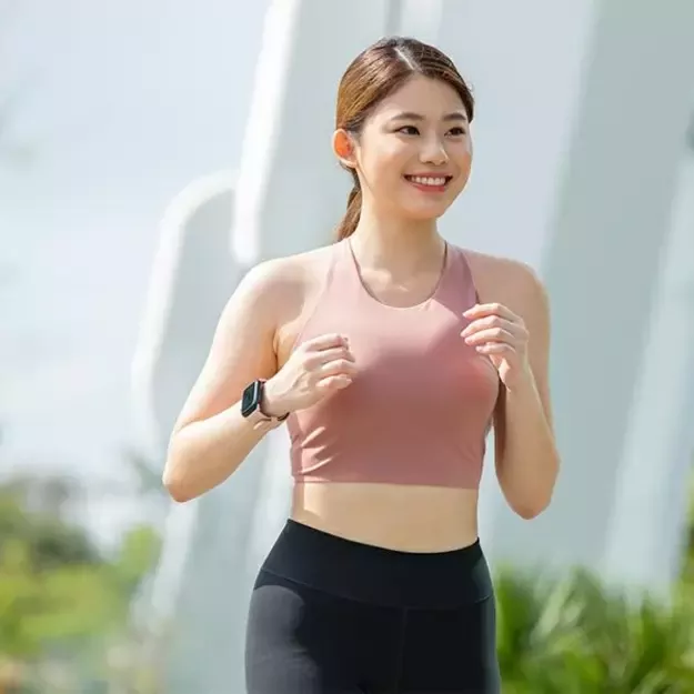 Uniq Linus Apple Watch Series 4/5/6/7/8/SE/SE2 strap 38/40/41mm. Airosoft Silicone pink/blush pink 1