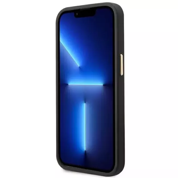 Guess GUHCP14SHG4SHK iPhone 14 6.1 &quot black / black hard case 4G Vintage Gold Logo 11