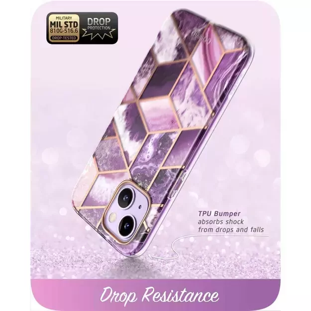Supcase Cosmo iPhone 14 Plus Case - Pink Marble 1