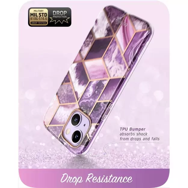 Supcase Cosmo iPhone 14 Plus Case - Pink Marble 5