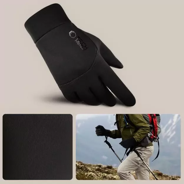 Tech-Protect WG01 Gloves with Touch Tips M - Black 5