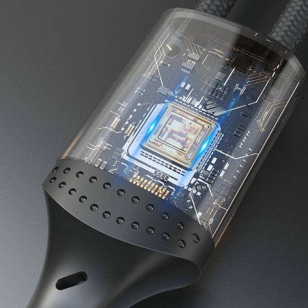 Dudao L3CL USB-C - Lightning 30W Braided Cable 1.2m - Black 4