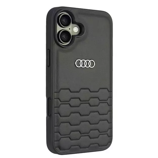 Audi Synthetic Leather iPhone 16 Plus 6.7&quot  black/black hardcase AU-TPUPCIP16M-GT/D2-BK 2