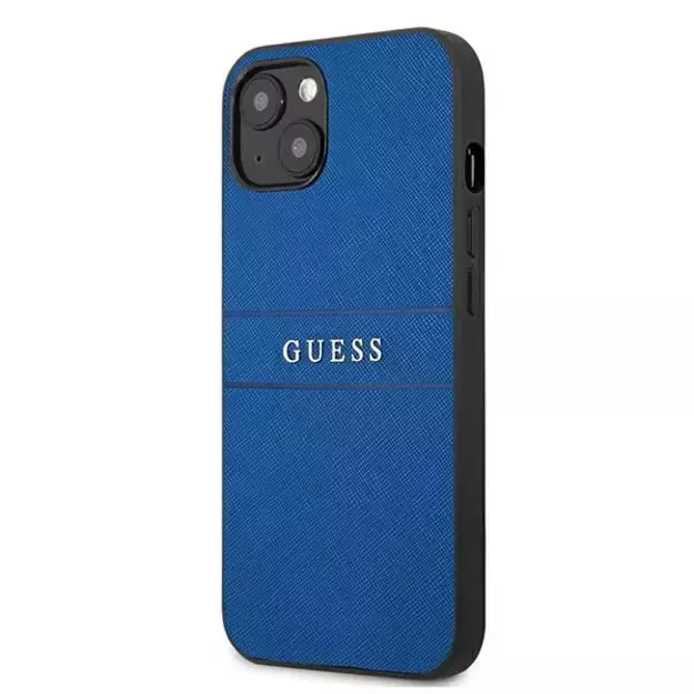 Guess Saffiano Strap Case for iPhone 13 mini 5.4&quot  - Blue 8