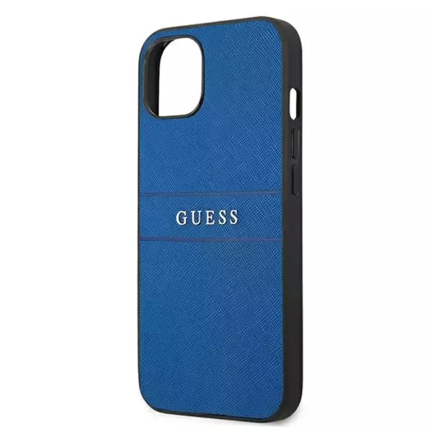 Guess Saffiano Strap Case for iPhone 13 mini 5.4&quot  - Blue 12