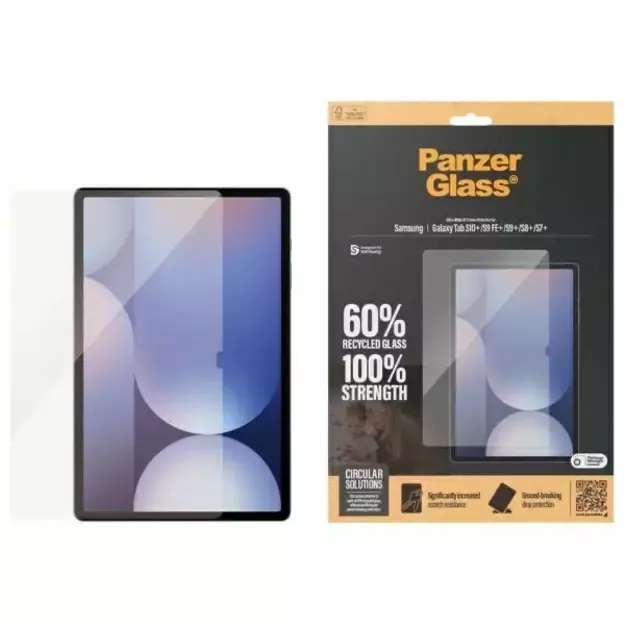 PanzerGlass Ultra-Wide Fit Tempered Glass for Samsung Galaxy Tab S7+ / S8+ / S9+ / S9 FE+ / S10+