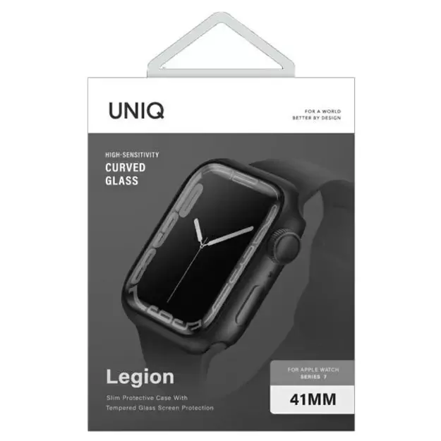 Uniq Legion case for Apple Watch Series 7/8/ /9 41mm black/black 1