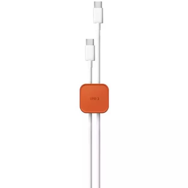 Uniq Pod Self-adhesive Cable Organizer - Set of 8 - Orange