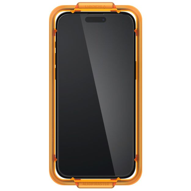 Spigen ALM Glass FC tempered glass for iPhone 15 - black 2 pcs. 1