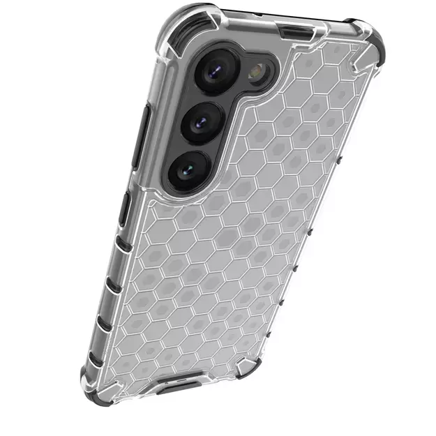 Honeycomb case for Samsung Galaxy S23 armored hybrid cover black 31