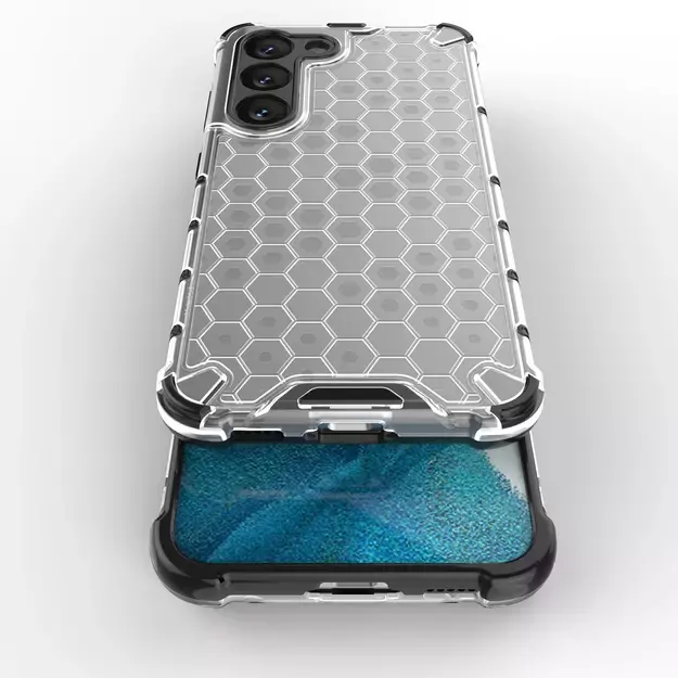 Honeycomb case for Samsung Galaxy S23 armored hybrid cover black 24