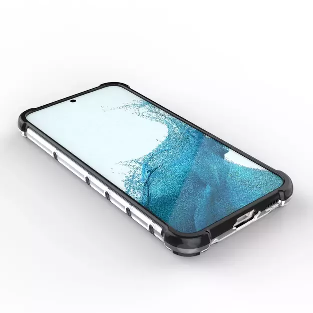 Honeycomb case for Samsung Galaxy S23 armored hybrid cover black 26