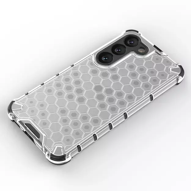 Honeycomb case for Samsung Galaxy S23 armored hybrid cover black 21