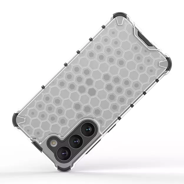 Honeycomb case for Samsung Galaxy S23 armored hybrid cover black 22