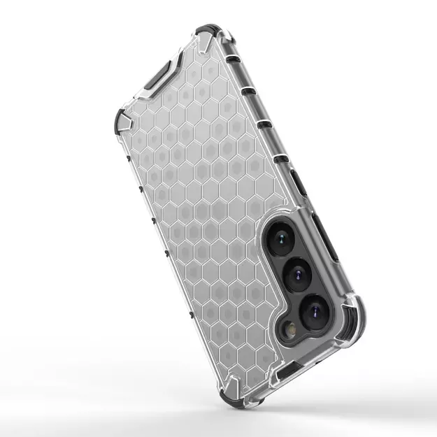 Honeycomb case for Samsung Galaxy S23 armored hybrid cover black 30