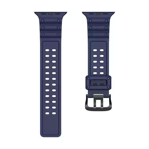 Strap Triple Protection for Apple Watch 38 / 40 / 41 mm band bracelet - navy blue 4