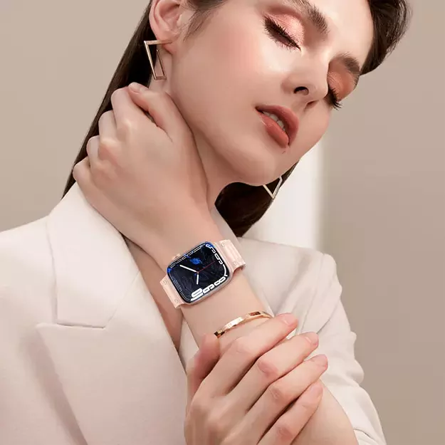 Strap Triple Protection for Apple Watch 38 / 40 / 41 mm band bracelet - navy blue 13