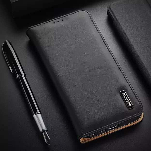 Dux Ducis Hivo case Samsung Galaxy S23+ flip case wallet stand RFID blocker black 37